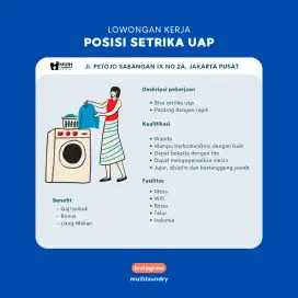 Loker Pegawai Laundry