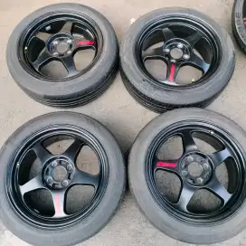 Velg spoon ring 16x7 pcd 4x100 ET 42 ban 185/55 R16 4pcs