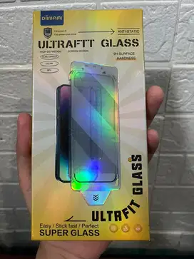 Case leather dan tempered glass iphone 12 pro