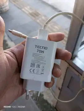 Charger original tecno 70 watt