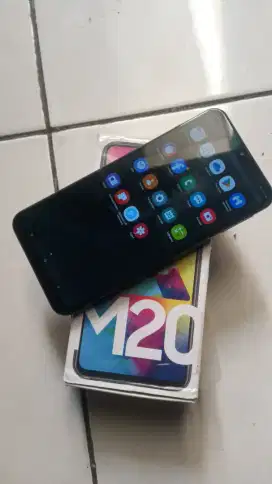Jual cepat Samsung m 20 ram 3 / 64 full shet
