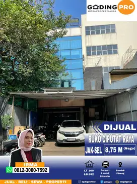 DiJUAL RUKO 3.5 LANTAI JALAN CIPUTAT RAYA