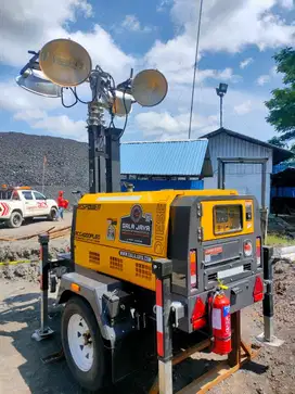 Tower Lamp / Lighting Tower 4 x 1000 Watt Rental Sewa Jual