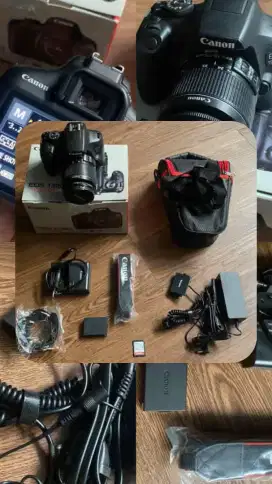 Canon 1500D EF-S 18-55 IS II + KingMa Baterai Dummy + Sandisk 16GB