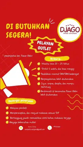 Crew Outlet (Pelayanan Outlet)