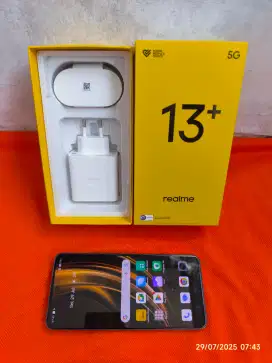 Realme 13+ 5G 12/256 Fullset ori garansi ON