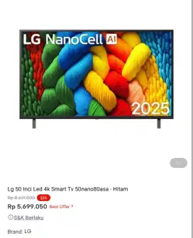 smart tv promo bisa cicilan syarat ktp tanpa dp