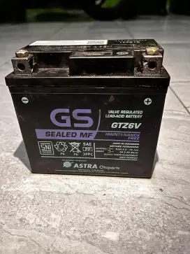 Aki GS GTZ6V Bekas – Cocok Buat Motor Matic