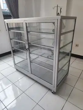 Rak Etalase Kaca 110*50**110cm | Used Like New