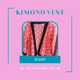 Preloved Kimono Vest