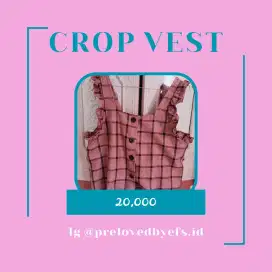 Preloved Crop Vest