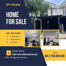 (DVY235) For Sale Rumah siap huni di CBD Citragrand Cibubur