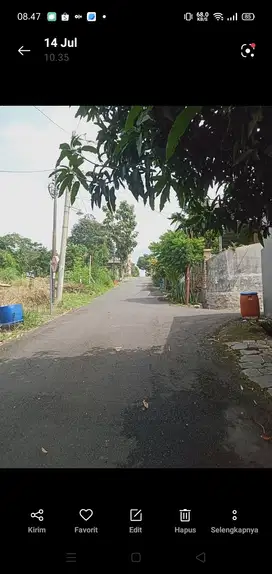 Tanah luas view hutan wisata penggaron diBanyumanik