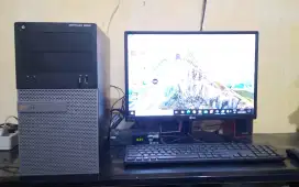 set komputer Core i5 + monitor lg 19 in ips