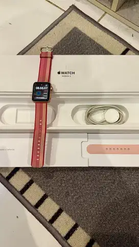 Dijual Apple Watch 3 Rose Gold 38MM Resmi Ibox Lengkap