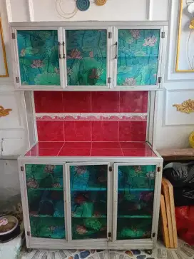 Di JUAL MEJA DAPUR TEMPAT PIRING DAN GELAS DAN PERABOT LAINNYA