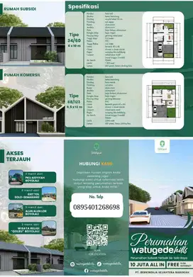 dijual rumah subsidi lokasi dekat RS dan Exit Tol boyolali