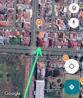 Rumah Raya Satelit Indah HITUNG TANAH MURAH, COCOK DIBANGUN RUKO