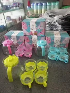 Teapot kaca warna murah