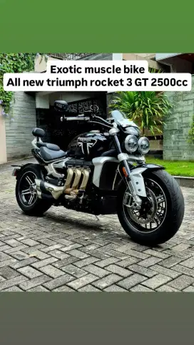 Triumph Rocket 3 GT 2500cc, Odo 1000 KM
