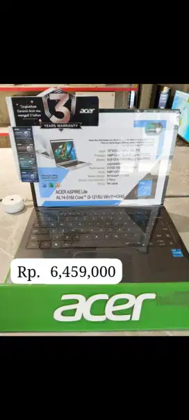 promo kredit laptop acer bunga ringan gratis 1x cicilan