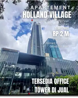 APARTEMEN HOLLAND VILLAGE CEMPAKA PUTIH BISA KPR UNIT BARU SIAP HUNI