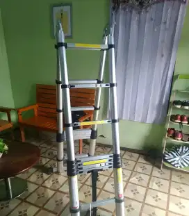 Tangga Teleskopik / Telescopic Dobel Slot 3.5 Meter Bekas