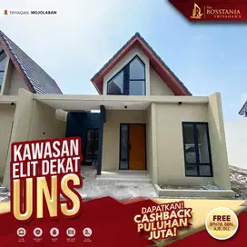 Rumah Lantai 2 dekat UNS & RS Moewardi, 580 Juta All In + Free Biaya-B
