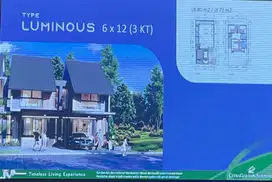 Dijual rumah baru di citra garden serpong type luminous