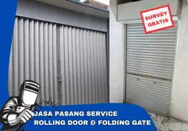 Pasang Folding Gate & Rolling Door Toko dan Garasi Cimahi Bandung
