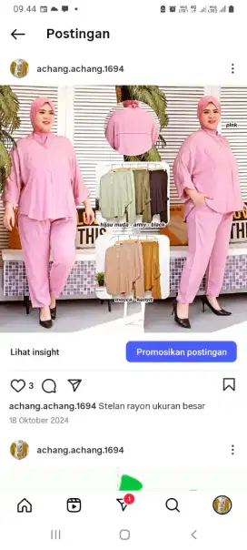 Dijual stelan katun rayon bahan adem semua ukuran