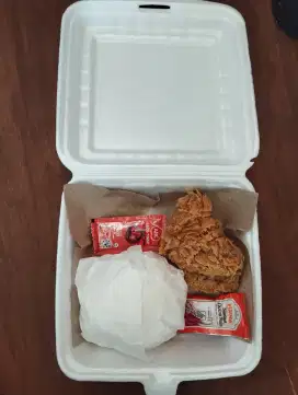 Nasi kotak ayam kentaki