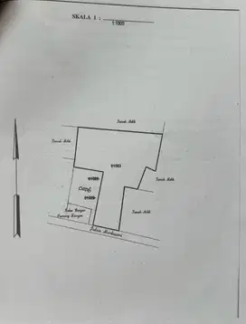 DIJUAL TANAH / FREEHOLD : Tanah STRATEGIS di Jalan Mertasari - Sanur