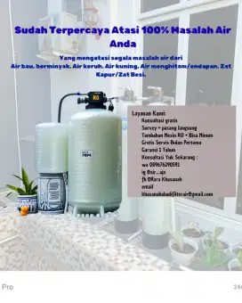 Jual Jasa Filter Air/Water Treatment/Tandon