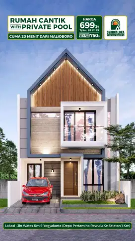 Rumah 2 Lantai Dekat Kampus UMY