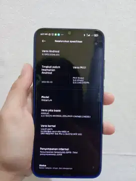 REDMI NOTE 8 RAM 8 PENYIMPANAN 64 GB
Minus