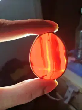 Batu Liontin Sodo Lanang Merah