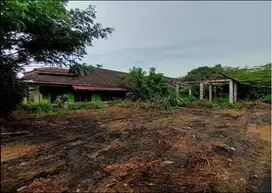 Tanah & Bangunan Rumah tinggal cocok untuk gudang dan tempat usaha
