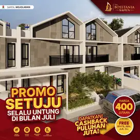 Rumah 2 Lantai Full Promo! Dekat UNS, Harfa Promo 580 Juta Nett tanpa