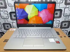 Laptop Hp 14s layar FHD Backlit keyboard SSD 512gb windows ori slim