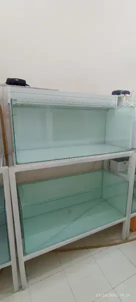 Akuarium aquarium 1 meter 2 pcs fullset