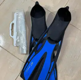 Freedive fins and mask