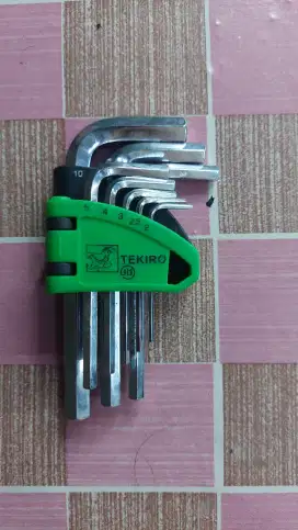 Tekiro Kunci L Set 8 Pcs Pendek
