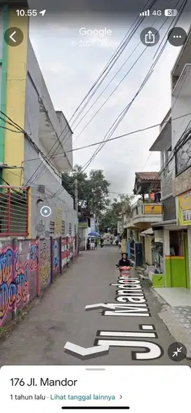 Dijual tanah luas 50 m shm cukup buat rumah minimalis atau ruko