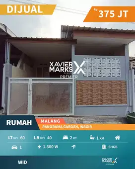 Dijual Rumah Murah Minimalis di Panorama Garden Wagir Malang