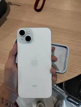 Iphone 15+ light blue 128gb original blibli mulus lengkap