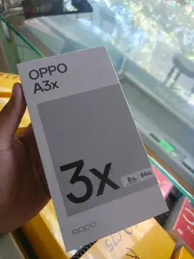New Oppo A3x Ram4/64 garansi resmi 1 tahun