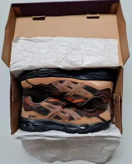 Sepatu Asics Gel NYC Black Coffee Storm Size 42