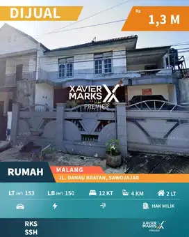 e120 Rumah Klasik Exs Kost Kawasan Sawojajar Malang