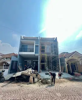 Jual Rumah Baru Nirwana Eksekutif Row Jalan 3 mobil